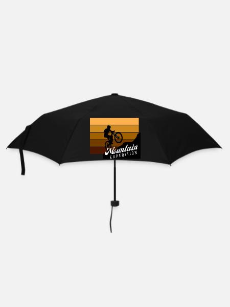 Mountain Expedition Sprung - Regenschirm (klein) - Schwarz