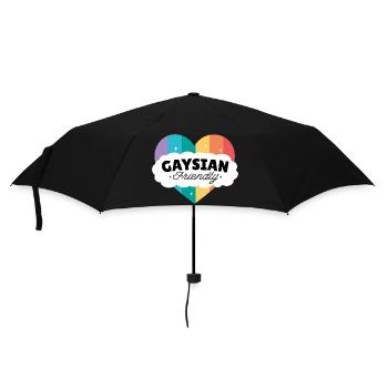 gay lesbienne LGBTQ pride gaysian i cadeau - Parapluie standard - noir - Devant