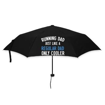 Running dada just like a regular dad only cooler - Parapluie standard - noir - Devant