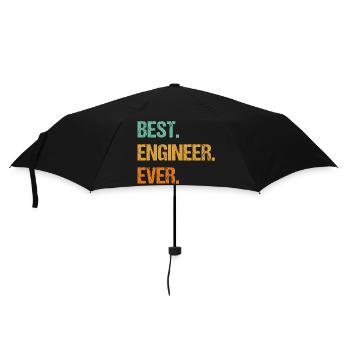 Bester Ingenieur aller Zeiten Inspirierendes Zitat - Regenschirm (klein) - Schwarz - Vorne