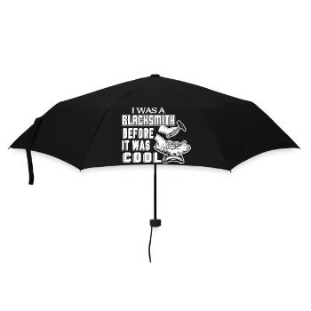 Blacksmith I Was A Blacksmith Before It Was Cool - Umbrella (small) - black - Front