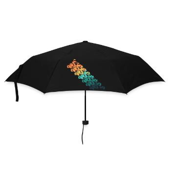 Retro Karting - Umbrella (small) - black - Front