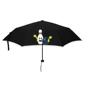 Bowling Bowling Ball Pin - Umbrella (small) - black - Front