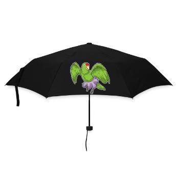 Parrot Ballerina Ballet Dance - Umbrella (small) - black - Front