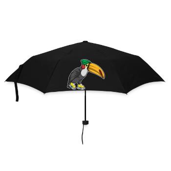 Tukan Eislaufen Schlittschuhe - Regenschirm (klein) - Schwarz - Vorne