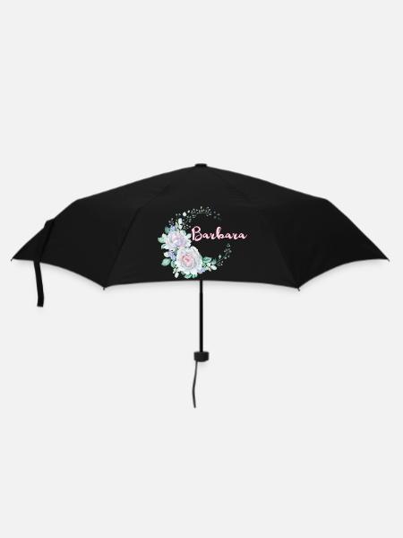 Für Barbara - Regenschirm (klein) - Schwarz