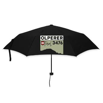 Olperer Tirol Besteigung Überschreitung Andenken - Regenschirm (klein) - Schwarz - Vorne