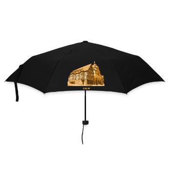 Calw Rathaus Schwarzwald Baden-Württemberg - Regenschirm (klein) - Schwarz - Vorne