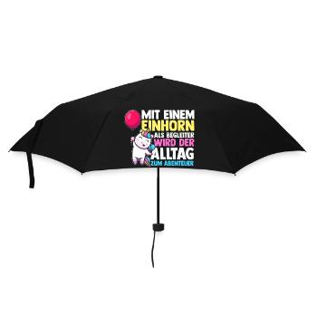 Unicorn - Umbrella (small) - black - Front