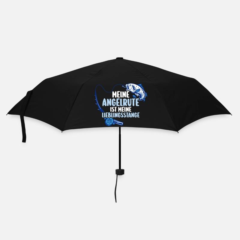 Pêcheur à la ligne Canne à pêche Pêche - Parapluie standard - noir