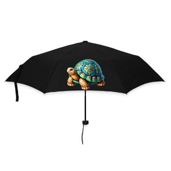 Tortue - Parapluie standard - noir - Devant