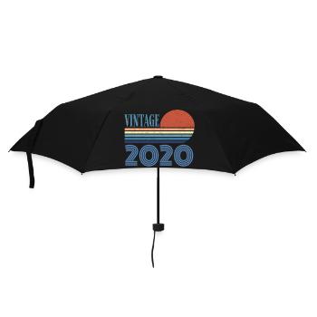 Jahrgang 2020 - Regenschirm (klein) - Schwarz - Vorne