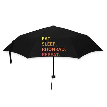 Rhönrad - Regenschirm (klein) - Schwarz - Vorne