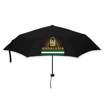 Andalusien autonome Gemeinschaft Spanien - Regenschirm (klein) - Schwarz - Vorne