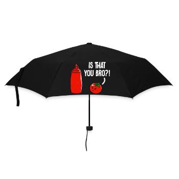 Ketchup Tomatenketchup - Regenschirm (klein) - Schwarz - Vorne