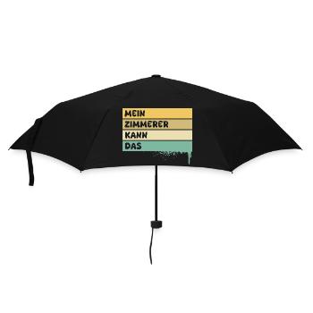Zimmerer - Regenschirm (klein) - Schwarz - Vorne