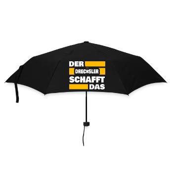 Le tournage sur bois comme travail - Parapluie standard - noir - Devant