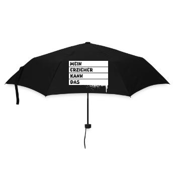 Beruf Erzieher - Regenschirm (klein) - Schwarz - Vorne