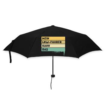 Profession : Chauffeur de camion - Parapluie standard - noir - Devant