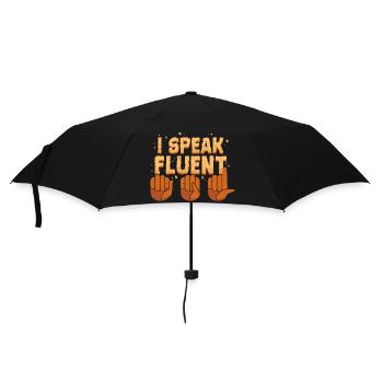Deaf Deaf Hearing Impairment - Umbrella (small) - black - Front