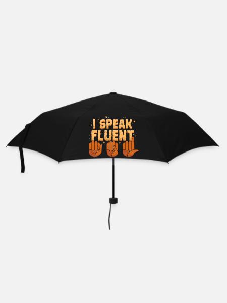 Deaf Deaf Hearing Impairment - Umbrella (small) - black