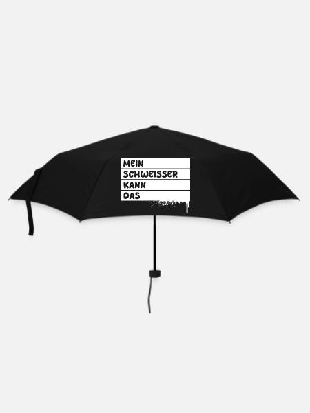 Schweisser als Beruf - Regenschirm (klein) - Schwarz