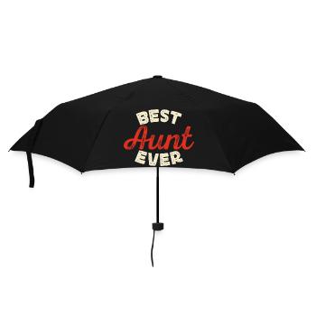 Aunt Gift Best Aunt In The World - Umbrella (small) - black - Front