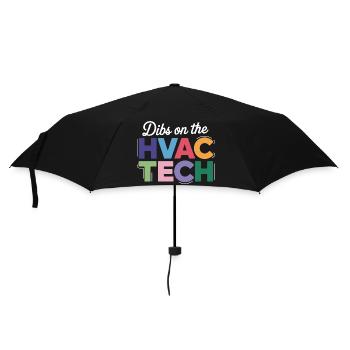 Technicien CVC drôle qui dit expert en réparation - Parapluie standard - noir - Devant