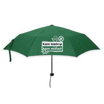 Pas de soutien, pas de pitié - art phonétique - Parapluie standard - vert bouteille - Devant