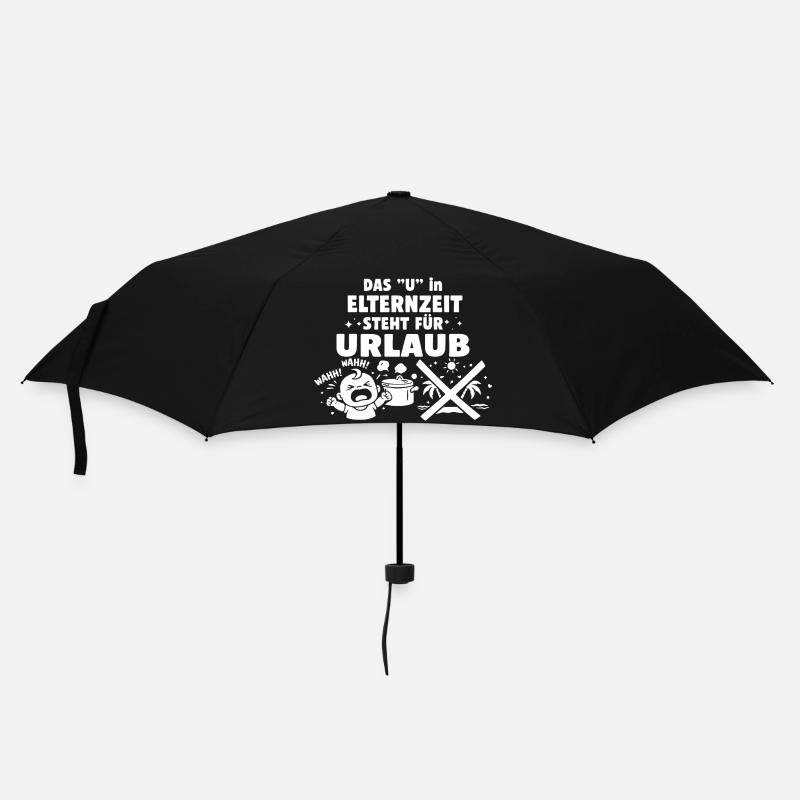 The "U" in parental leave stands for vacation - Umbrella (small) - black
