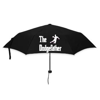 Dodgefather Silhouette Design - Regenschirm (klein) - Schwarz - Vorne