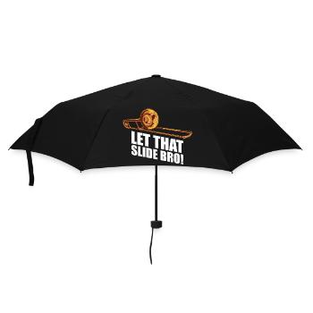 Let that slide trombone trombone player trombonist - Umbrella (small) - black - Front
