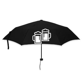 Beer Beer Mug - Umbrella (small) - black - Front