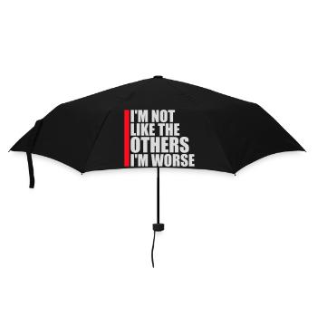 I'm Not Like The Others I'm Worse Funny Sarcasm - Umbrella (small) - black - Front
