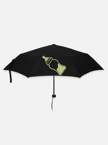 babyflasche- - Regenschirm (klein) - Schwarz