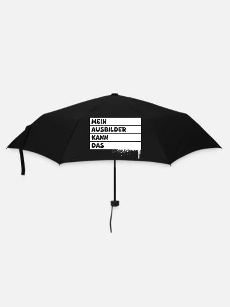 Ausbilder - Regenschirm (klein) - Schwarz