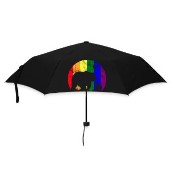 LGBT Gay Pride Proud Mama Bear - Umbrella (small) - black - Front