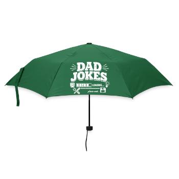 dad jokes loading please wait - Regenschirm (klein) - Flaschengrün - Vorne