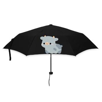 Belgian Blue Cow - Umbrella (small) - black - Front