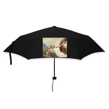 Mème Chihuahua Chihuahua Hand Dog - Parapluie standard - noir - Devant
