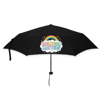 Inklusion ist wichtig – Sonderpädagogik – Freundli - Regenschirm (klein) - Schwarz - Vorne