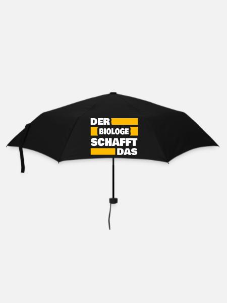 Beruf Biologe - Regenschirm (klein) - Schwarz