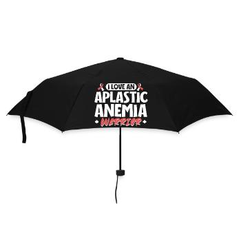 Ich liebe einen Kämpfer - Anämie Support - Regenschirm (klein) - Schwarz - Vorne