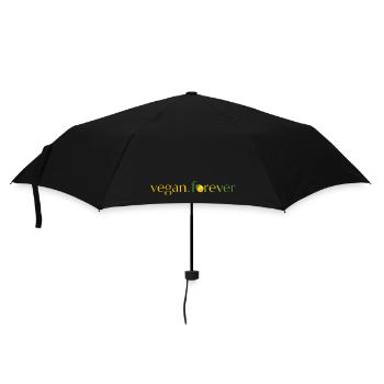 Vegan forever lemon - Parapluie standard - noir - Devant