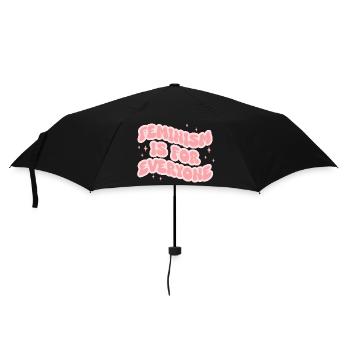 Feminism Is For Everyone - Umbrella (small) - black - Front