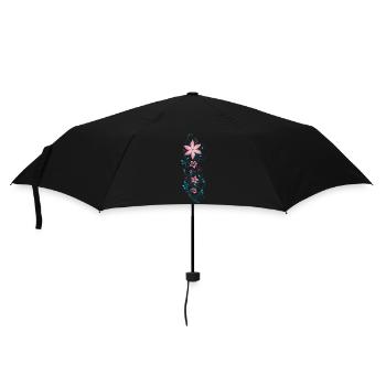 Fleurs Fleurs Été tropical coloré - Parapluie standard - noir - Devant