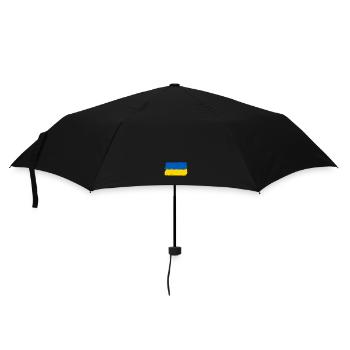 Ukraine Flag Brushstyle - Umbrella (small) - black - Front
