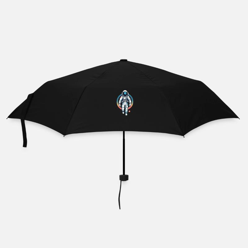 The Astronaut in Space - Umbrella (small) - black