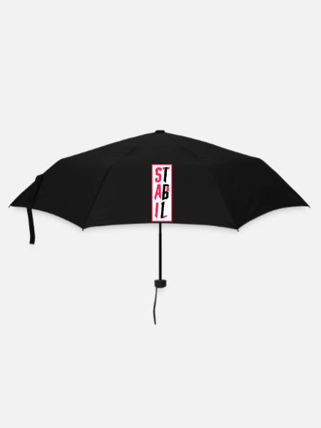 STABIL - BLOCK - 161 EDITION - Regenschirm (klein) - Schwarz
