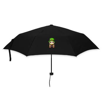 Paresseux doré de la Saint-Patrick - Parapluie standard - noir - Devant